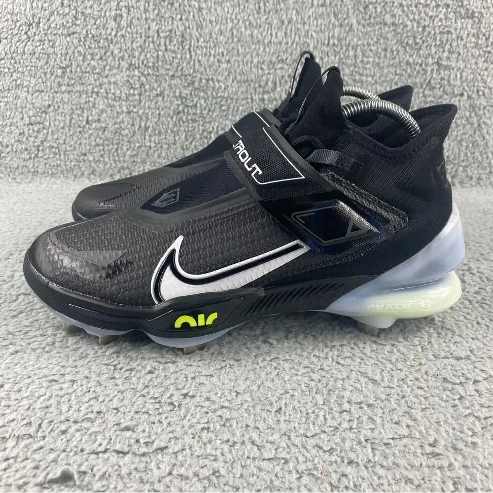 NEW NIKE FORCE Air Zoom Trout 8 Elite Baseball Cleats Mens‎ 9 Shoes Game Black - Picture 5 of 15